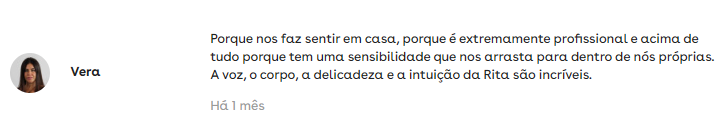 testemunho Vera machaz